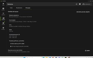 PORTATIL GAMING 144Hz i7/RTX (WIN11Pro)