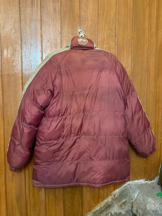 Plumífero Samarkanda burdeos y beige Talla L