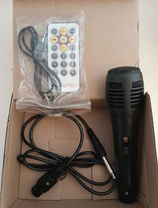 Micrófono inalámbrico con mando Cable conector USB