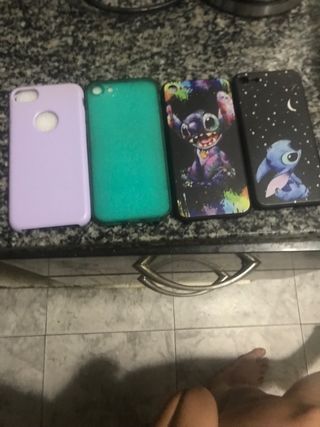 Fundas iPhone 7 - 4 unidades