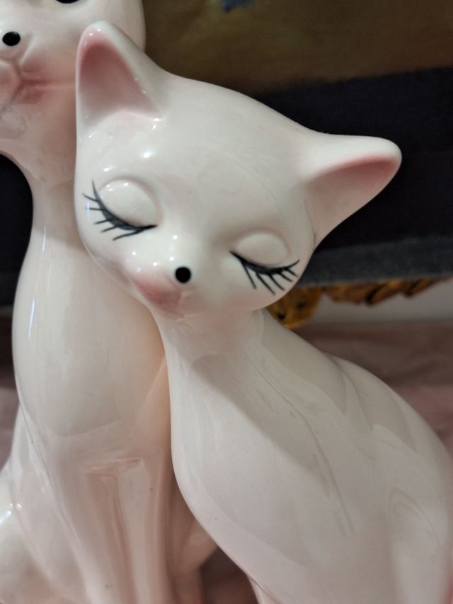 Coppia di gattini vintage