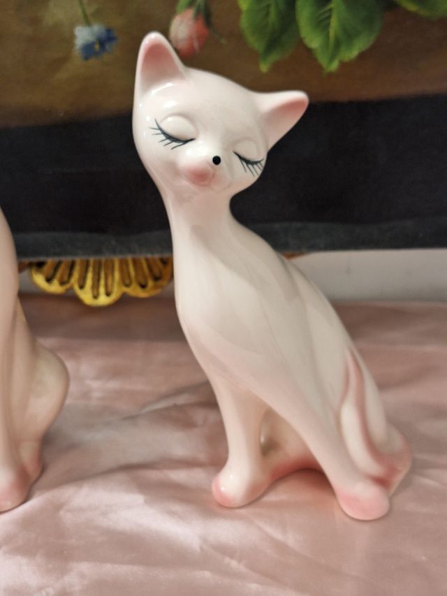 Coppia di gattini vintage