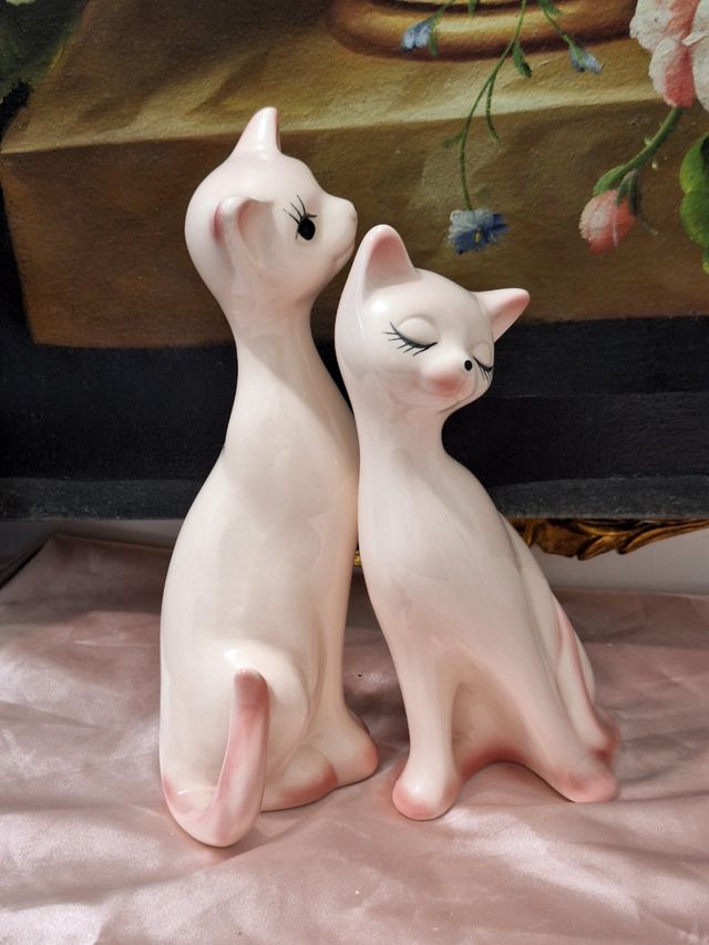 Coppia di gattini vintage