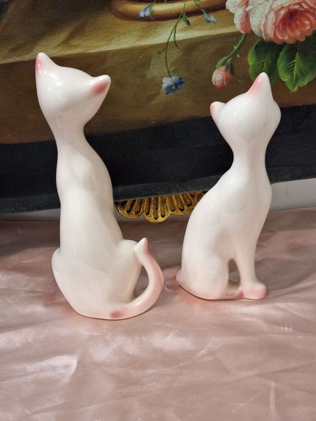 Coppia di gattini vintage