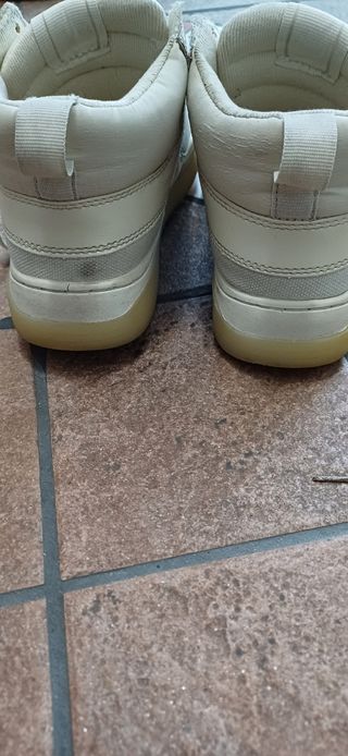 Sneakers bimba bianche con charms numero 34