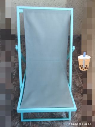 Hamaca Plegable Aluminio turquesa