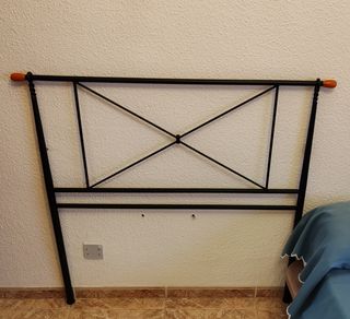 Cabeceros (2 uds.) de forja 105cm - Negro