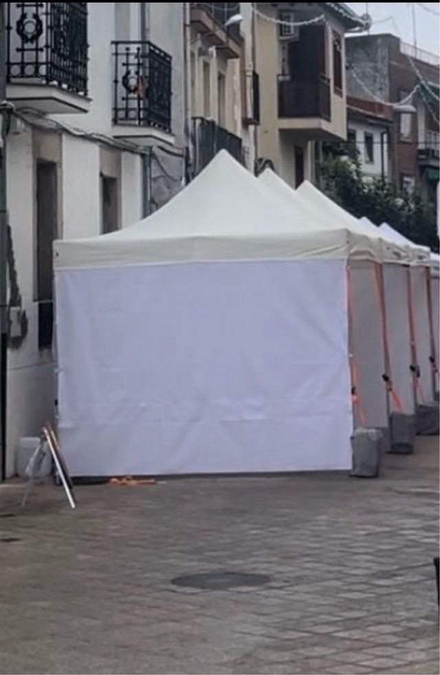 Ventas de Carpas Plegables - Azul y Blanca