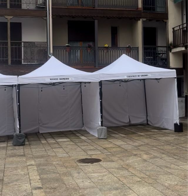 Ventas de Carpas Plegables - Azul y Blanca