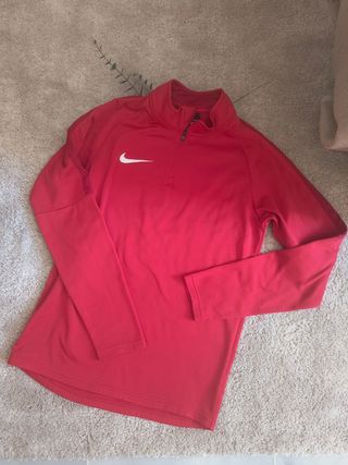 Sudadera Nike roja talla S