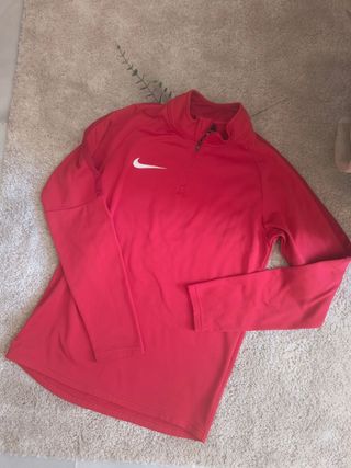 Sudadera Nike roja talla S