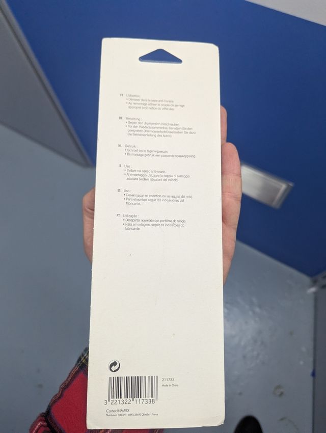 Llave para cárter 8-10mm tapón 