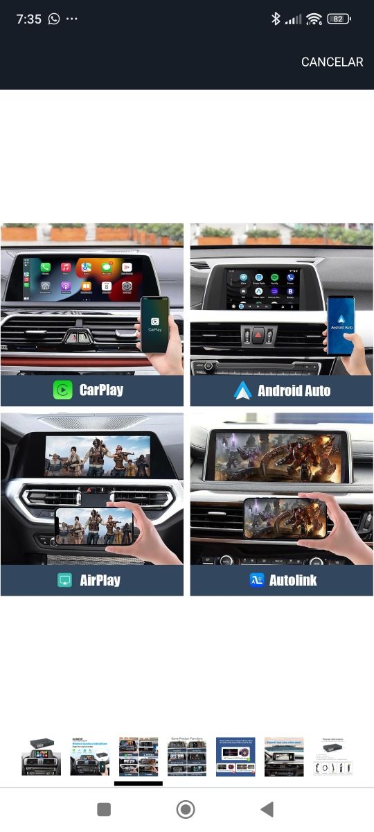 AUTOABC BMW modulo CarPlay/Android Auto
