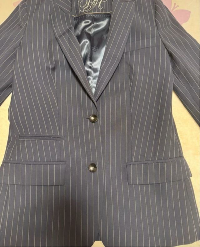 Americana rayas azul-blanco