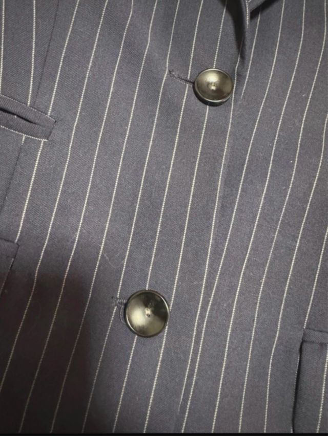 Americana rayas azul-blanco