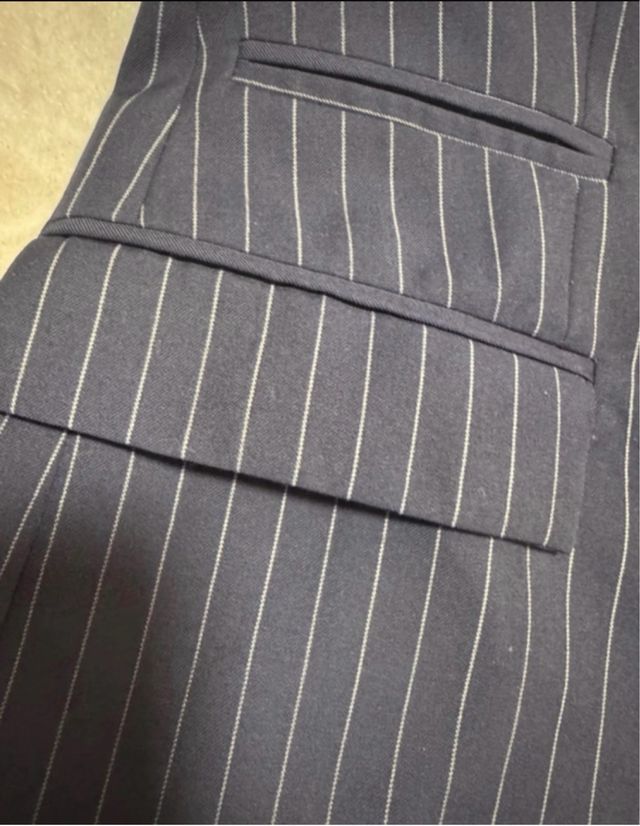 Americana rayas azul-blanco