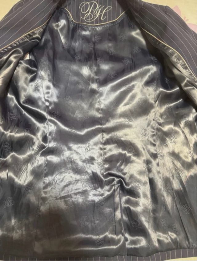 Americana rayas azul-blanco