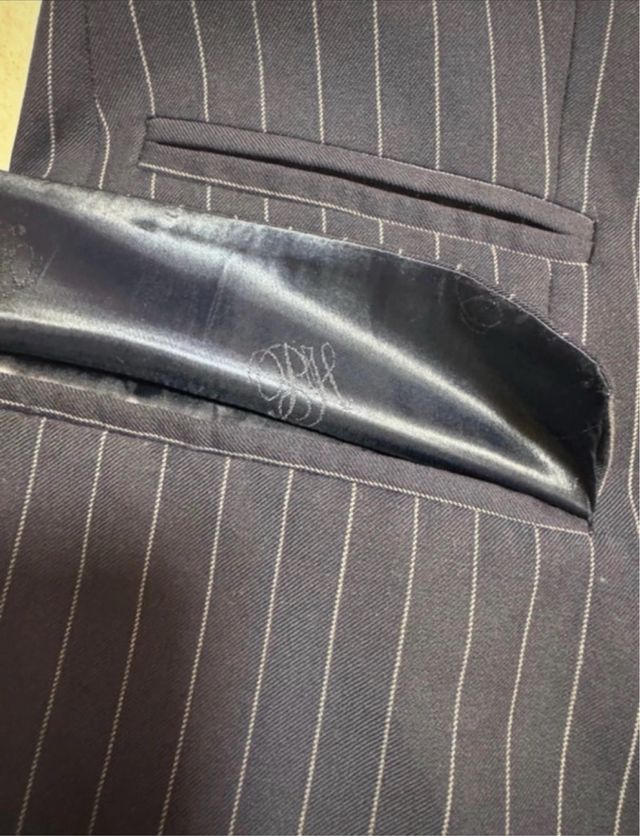 Americana rayas azul-blanco