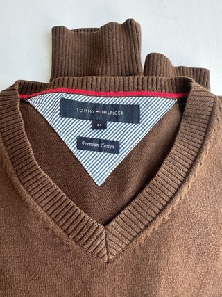 Jersey algodon Tommy Hilfiger marrón 
