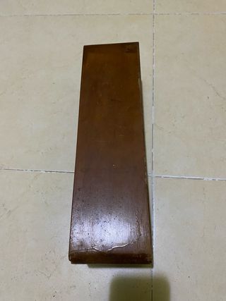 Caja y base máquina coser Singer antigua