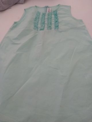 Vestito bimba Simonetta turchese