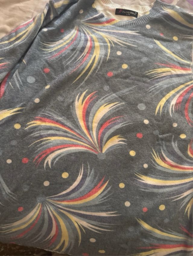 Suéter Fang Hua multicolor talla 7