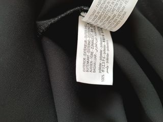 Vestido midi Zara negro