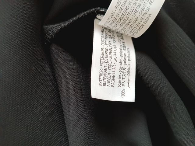 Vestido midi Zara negro