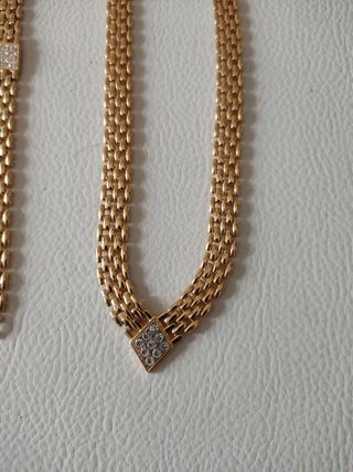 Parure bigiotteria Collana braccialetto e orecchin