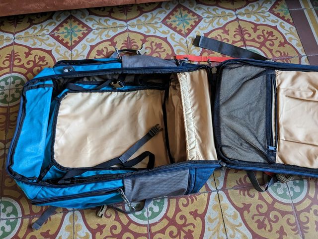 Mochila Quechua 50L - Azul Gris