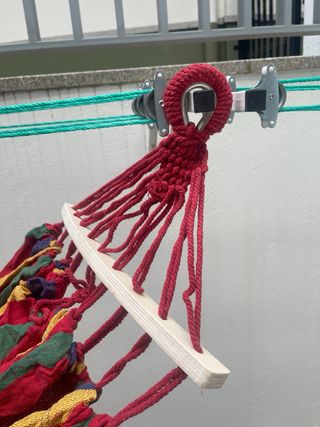 Hamaca portatil multicolor - Nueva con funda