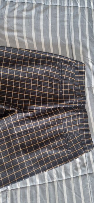 Pantalones cuadros Massimo Dutti