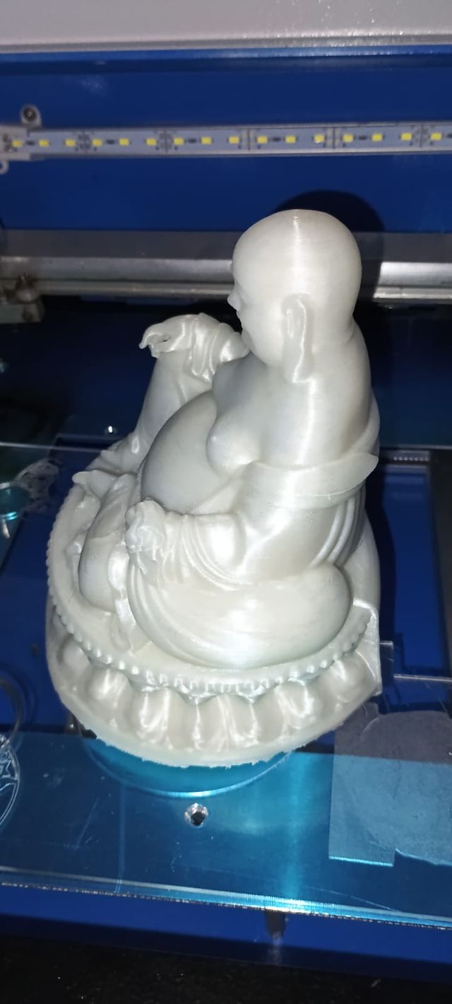 Buda de la suerte, impreso en 3D.