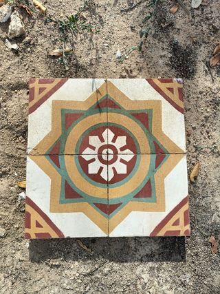 Azulejo hidráulico vintage. Baldosas