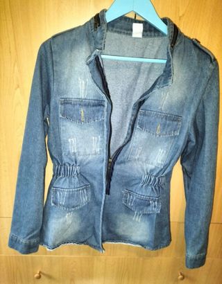 Cazadora vaquera denim