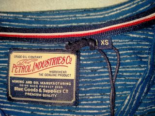 T-shirt Petrol Industries Co blu