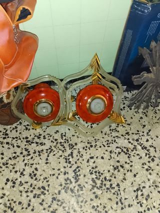Plafones techo - dorados y rojos