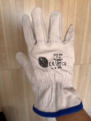 Guantes Piel Vacuno - 4 pares