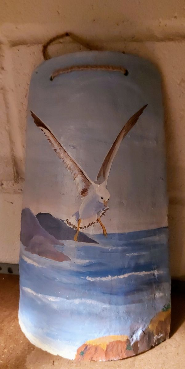 Tegole terracotta dipinte a mano