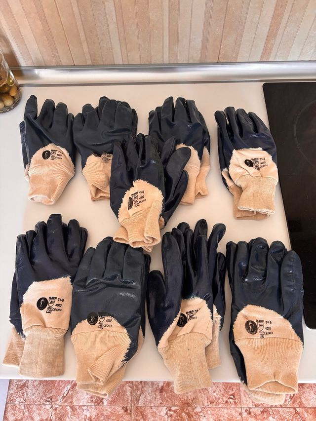 Guantes nitrilo trabajo duro