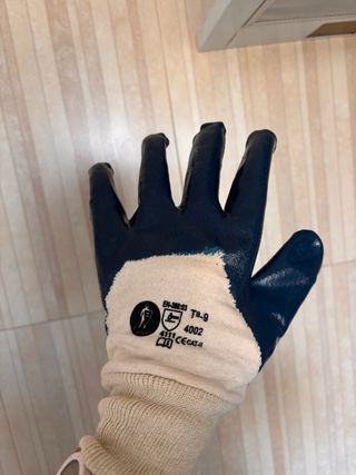 Guantes nitrilo trabajo duro
