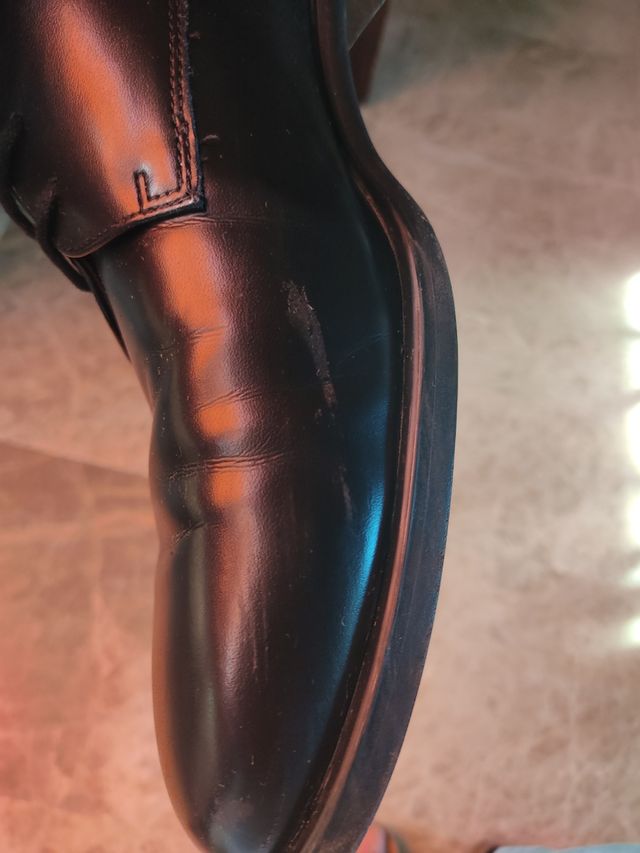 Zapatos negros vestir hombre