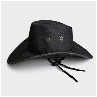 Sombrero Vaquero Cowboy Western Negro para Adulto