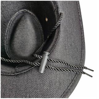 Sombrero Vaquero Cowboy Western Negro para Adulto