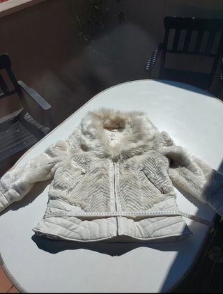 Cazadora blanca Roberto Bassi - Talla 5