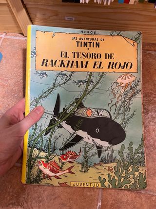 Comics de tintin a 5 eur unidad en cartone