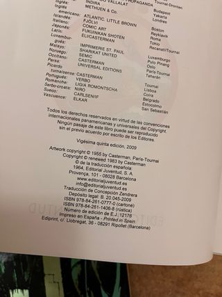 Comics de tintin a 5 eur unidad en cartone