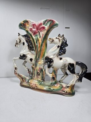 Vaso Ceramica dipinta Italia anni 50 