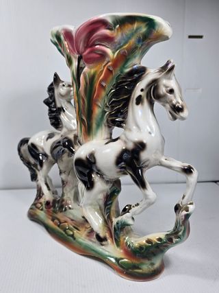 Vaso Ceramica dipinta Italia anni 50 