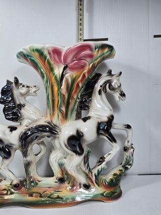Vaso Ceramica dipinta Italia anni 50 